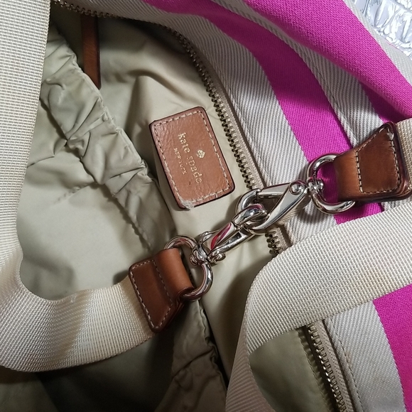 KATE SPADE STRIPED DIAPER BAG MULTICOLORED - Picture 10 of 10